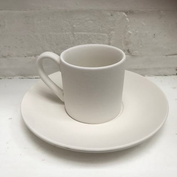 Cup espresso and saucer