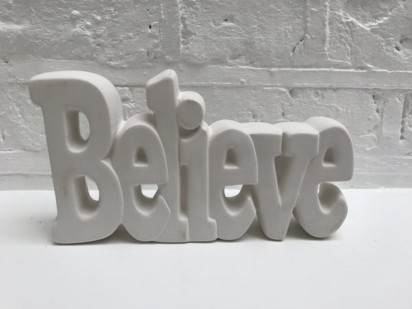 Word "Believe"