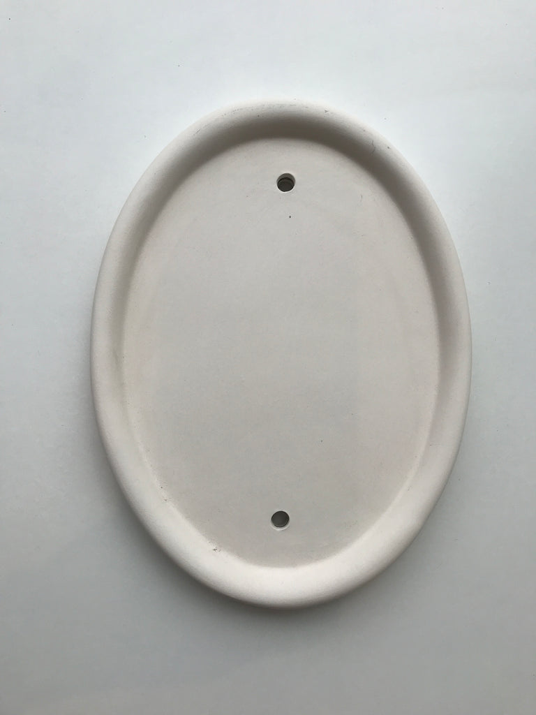 House sign oval plain