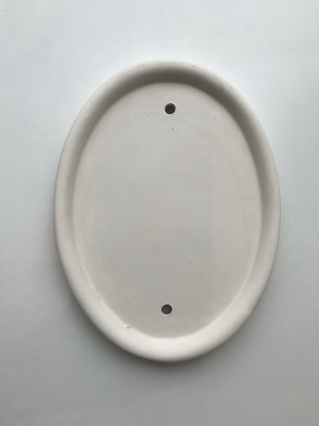 House sign oval plain